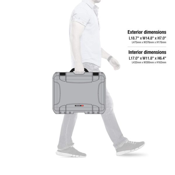 Nanuk 925 Waterproof Hard Case with Foam Insert for DJI Avata FPV Unit, Goggles and Fly More Combo - Silver (925S-080SV-0A0-C0745) - Image 3