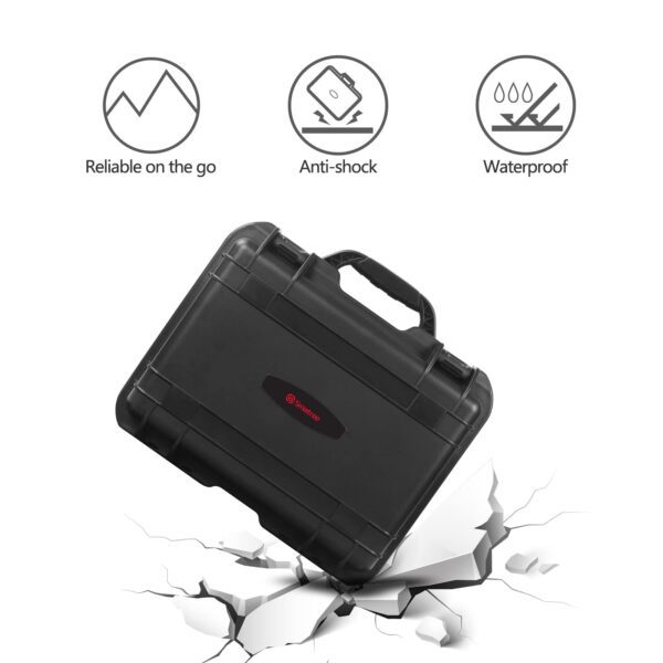 Smatree 2 Layers Waterproof Case for DJI FPV Combo, 28.3L Professional Hard Carrying Safe Suitcase for DJI FPV Drone and Other Accessories(Drone and Accessories are Not Included) - Image 2