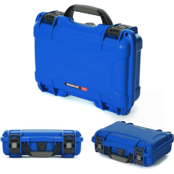 Nanuk 909 Waterproof Hard Case with Foam Insert for GoPro Hero 9 and 10, Blue - Image 7