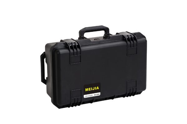 MEIJIA Premium Waterproof Hard Compact Rolling Camera Case with customizable fit foam and wheels,Full Protection with Light&Convenient Design,21.7"x14.1"x8.8",Elegant Black - Image 2