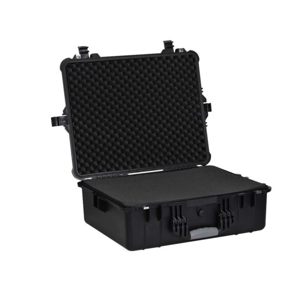 MEIJIA Portable Waterproof Protective Hard Case, Camera Case with Customizable Fit Foam Inserted,Fit Use of Drones,Camera,Equipments, Elegant Black (24.25"X19.43"X8.68") - Image 5