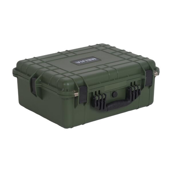 MEIJIA Portable All Weather Waterproof Protective Hard Case,Compact Camera Case with Customizable Fit Foam,Fit Use of Drones,Camera,Equipments,20.62 x16.85x8.11inches (Green) - Image 3