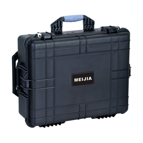 MEIJIA Portable Waterproof Protective Case,Hard Camera Case With Retractable Pull Handle And Rolling Wheels,Customizable Fit Foam Inserted,Elegant Black, 24.25 X19.41 X8.61 inches - Image 9