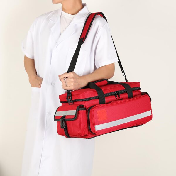 Be-Better Medical Bag,First Aid Bag,First Responder Bag for Trauma,Emergency Bag Medical Bag Organizer,Trauma Bag with Detachable Dividers, Medical Bag for Nurses,Home Health Care, EMT(Bag Only) - Image 2