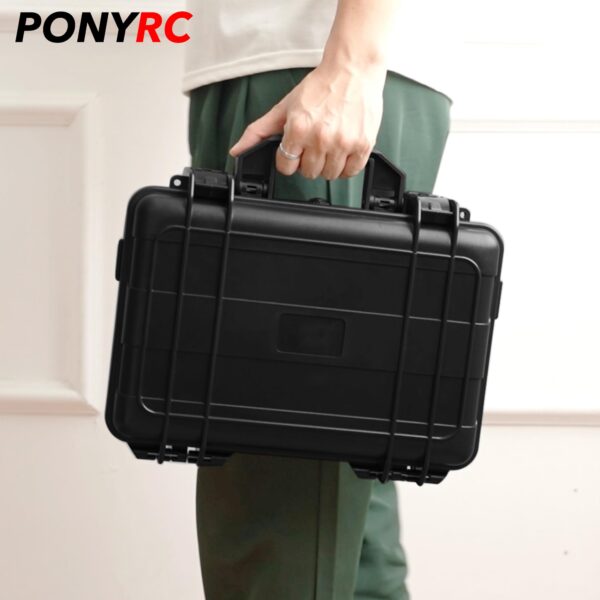 PONYRC Professional Mini 4 Pro Hard Case for DJI Mini 4 Pro/Mini 3 Pro/Mini 3, Waterproof Travel Case for DJI Mini 3/4 Pro with RC-N2/ DJI RC 2 & Other Accessories - Image 3