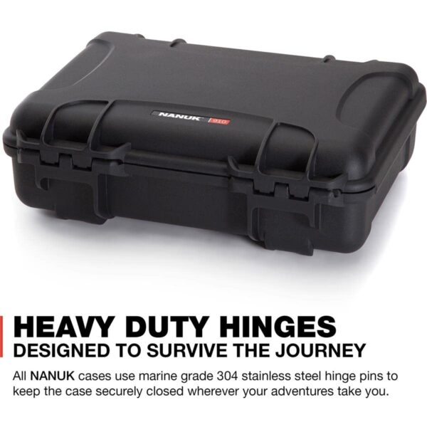 Nanuk 910 Waterproof Hard Case with Foam Insert for DJI Mini SE Fly More Kit - Black (910-MAVMSE1) - Image 2
