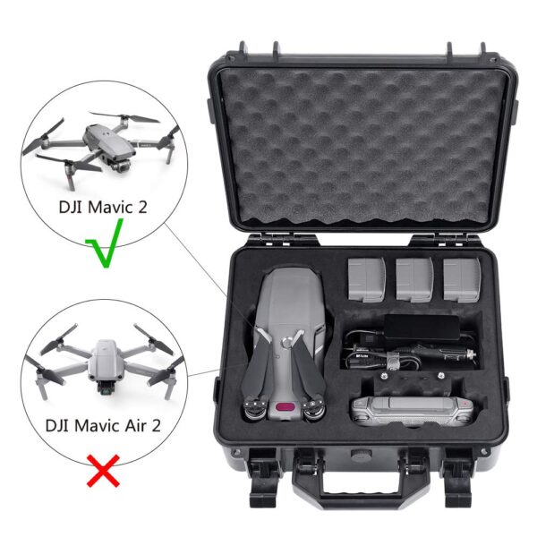 Smatree 13.4L Hard Carrying Case Compatible for DJI Mavic 2 Pro/Mavic 2 Zoom Fly More Combo(Upgrade Edition), Waterproof Hard Case for DJI mavic 2 pro/Zoom and Accessorie(Not fit for Smart Controller) - Image 2