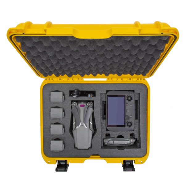Nanuk 925 Waterproof Hard Case with Foam Insert for DJI Mavic 2 Pro|Zoom + Smart Controller, Crystalsky 5.5" or iPad - Yellow - Image 5