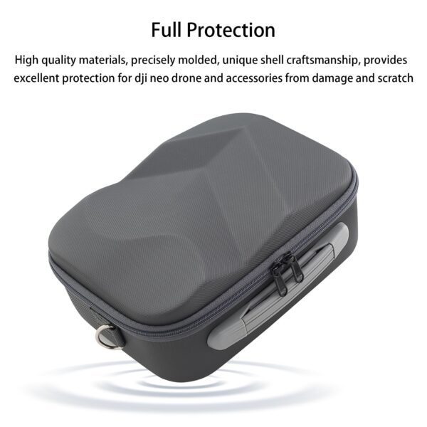 Pemalin Neo Case, Portable Hard Storage Neo Travel Shoulder Bag for DJI Neo Fly More Combo Drone and Accessories (Grey) - Image 4