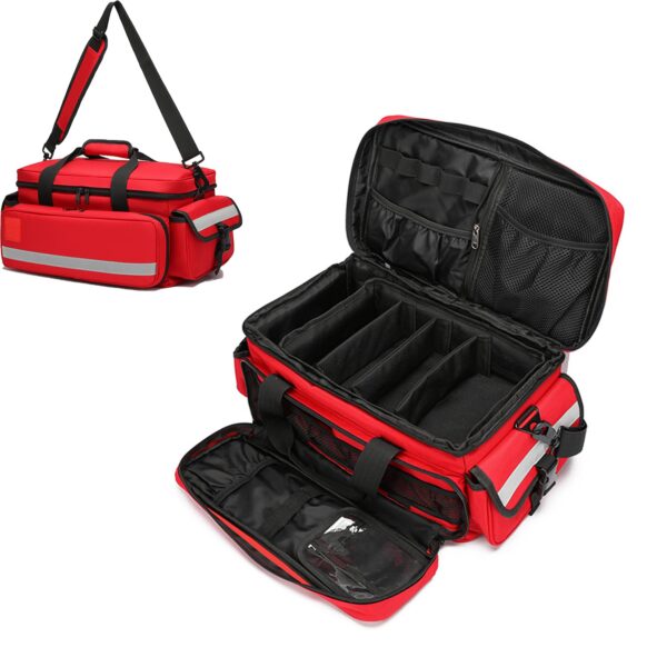 Be-Better Medical Bag,First Aid Bag,First Responder Bag for Trauma,Emergency Bag Medical Bag Organizer,Trauma Bag with Detachable Dividers, Medical Bag for Nurses,Home Health Care, EMT(Bag Only)