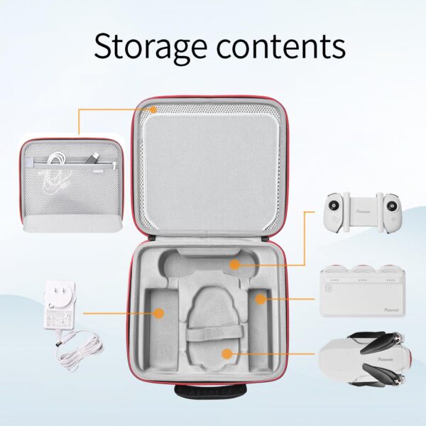 RLSOCO Case Compatible with Potensic ATOM LT/Atom SE/Atom GPS Drone - Fits Accessories: Drone,Controller,Charging Hub and Power Adapter (Case Only) - Image 5