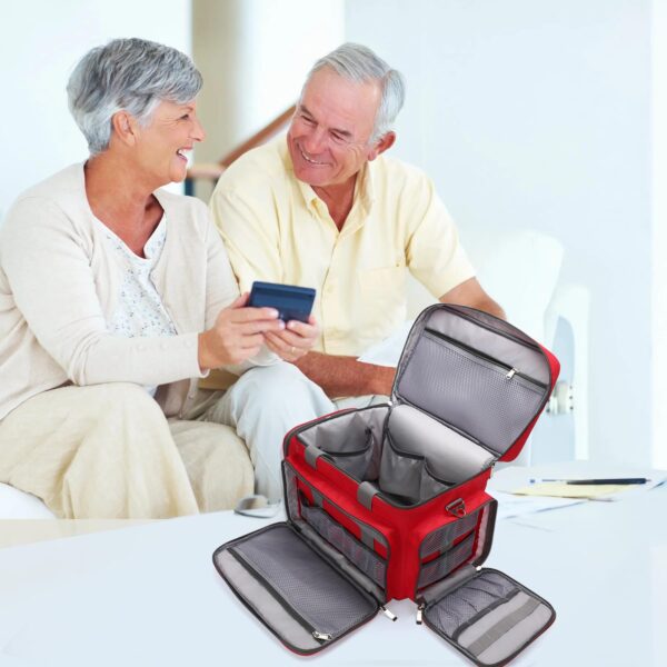 Be-Better Medical Bag First Aid Bag First Responder Bag for Trauma,Emergency Bag Medical Bag Organizer，Trauma Bag Medical Bag for Nurses,Home Health Care, EMT Bag (Bag Only) - Image 2