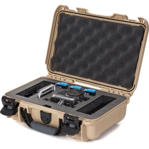 Nanuk 909 Waterproof Hard Case with Foam Insert for GoPro Hero 9 & 10 - Tan (909-GOPH90) - Image 9