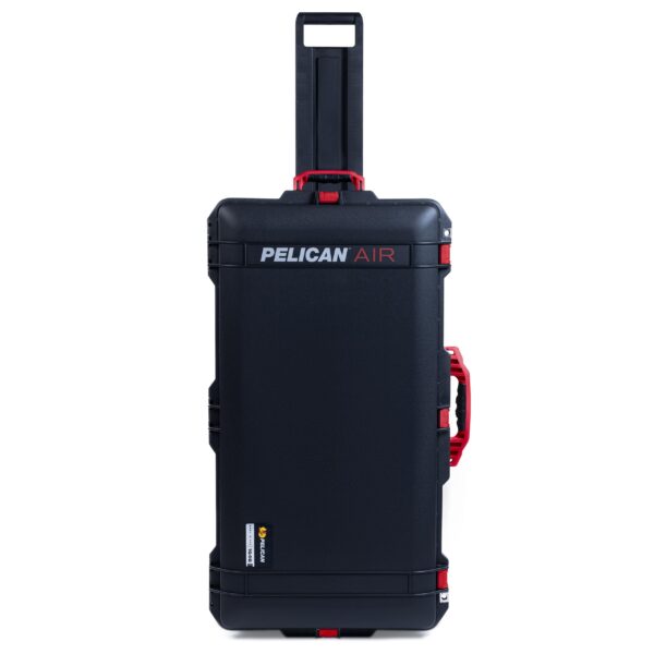 Pelican Air 1646 Case by ColorCase - Black - Large Size Waterproof Case with Pick & Pluck Foam & Convoluted Lid Foam - Red Handles & Latches - Image 3