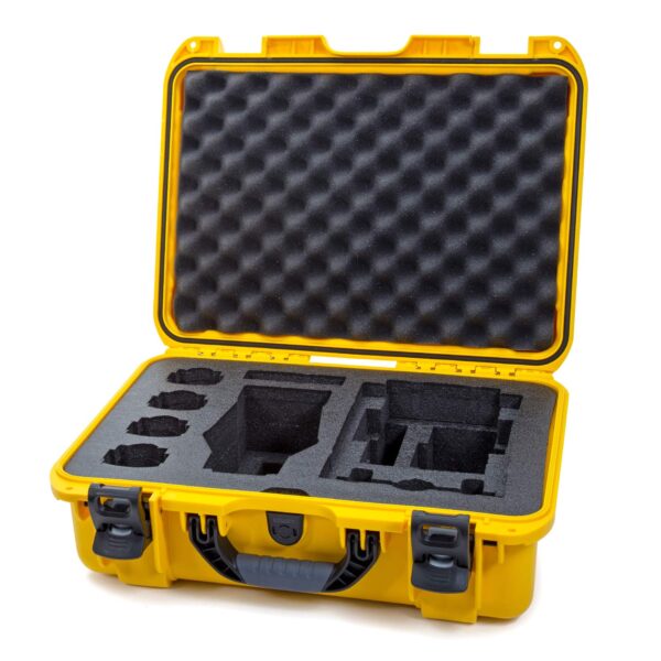 Nanuk 925 Waterproof Hard Case with Foam Insert for DJI Mavic 2 Pro|Zoom + Smart Controller, Crystalsky 5.5" or iPad - Yellow