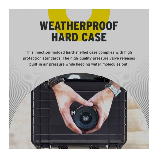Koah Weatherproof Hard Case with Customizable Foam (18 x 14 x 7 Inch) - Image 6