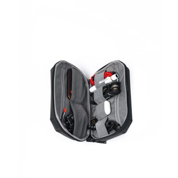 NANUK N-CUBIK T3 Padded Case Travel Organizer Pouch for Electronics, Cables, Photography, Phones, Cords, Earphones and More (9.4 x 6.3 x 2.8') - Image 3