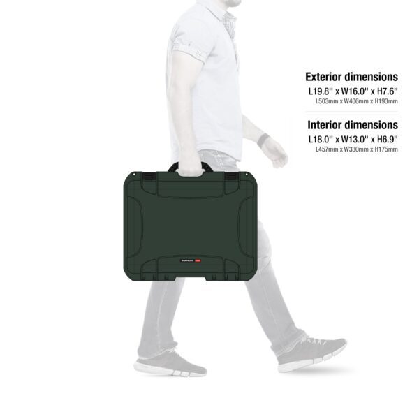 Nanuk Waterproof Hard Case with Foam Insert for DJI Ronin RSC 2 and Pro Combo Version - Olive - Image 2