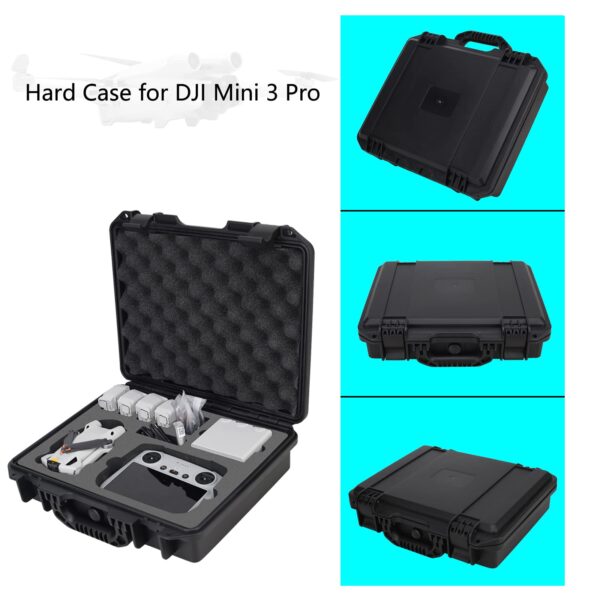 DJI Mini 3 Pro hard case open and closed