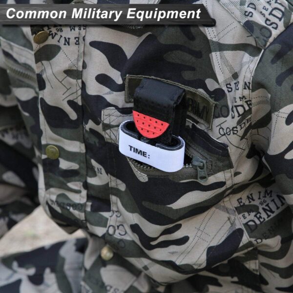Tourniquet, 2 Pack - The Fastest, Safest, Most Effective Combat Hemostatic Control Single-Handed Application for Military Tactical First Aid Medical Battle Tourniquets - Image 3