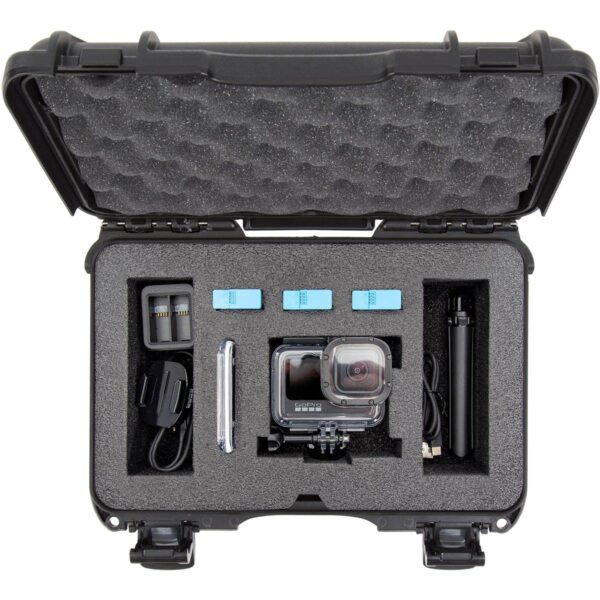 Nanuk 909 Waterproof Hard Case with Foam Insert for GoPro Hero 9 and 10 (Black) - Image 4