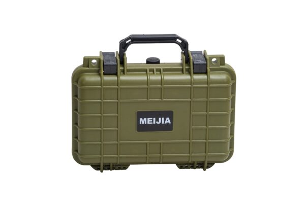 MEIJIA Portable All Weather Waterproof Protective Hard Case, Small Camera Case,Dry Case with Customizable Foam,Fit Use of Drones, Camera,Equipments, 11.65 ”x8.35”x3.78”(Green) - Image 8