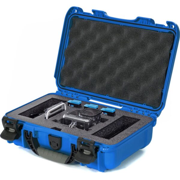 Nanuk 909 Waterproof Hard Case with Foam Insert for GoPro Hero 9 and 10, Blue - Image 9