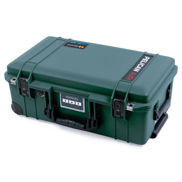 ColorCase Pelican Air 1535 Carry-on Case Trekking Green - Medium Size Waterproof Case with Mesh Lid Organizer Only - Black Handles, TSA Locking Latches  Trolley - Image 2