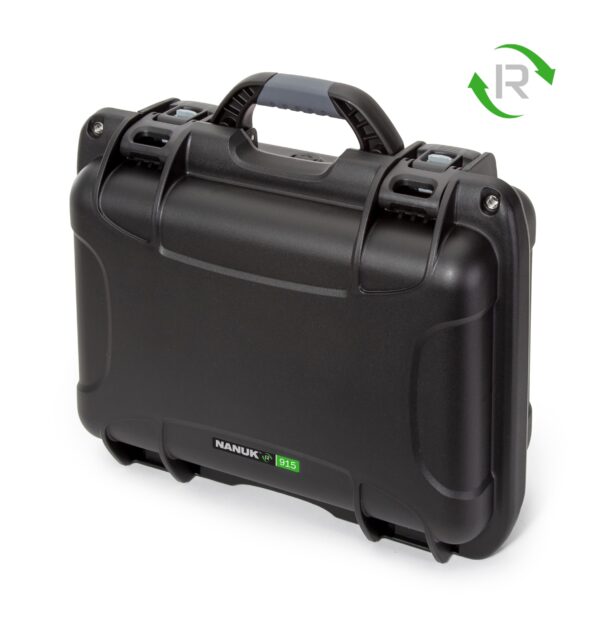 Nanuk 915R Eco-Friendly Recycled Plastic Hard Case with Customizable Foam Insert- Waterproof, Dustproof and Impact Resistant- Go Green and Minimize Your Carbon Footprint (Black) - Image 7