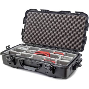 Nanuk 980 Waterproof Hard Case with Padded Divider, Black