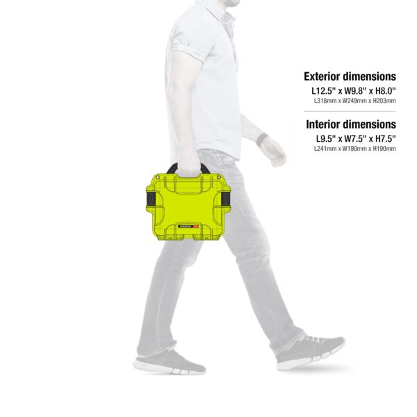 Nanuk 908 Waterproof Hard Case with Padded Dividers - Lime - Image 2