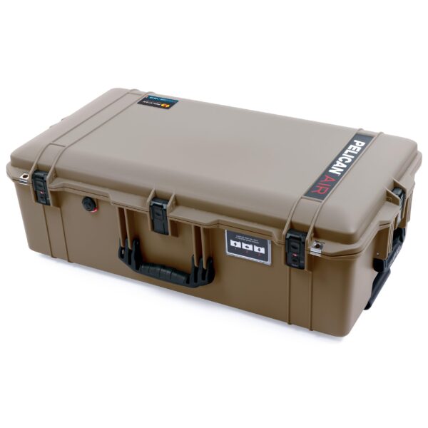 ColorCase Pelican Air 1615 Case Dark Desert Dirt - Large Size Waterproof Case (Case Only) - Black Handles & TSA Locking Latches - Image 4