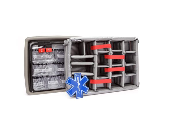 Nanuk 940 EMS Emergency Medical Service/First Aid Hardcase with Lid Organizer and Divider System (Black) - Image 8