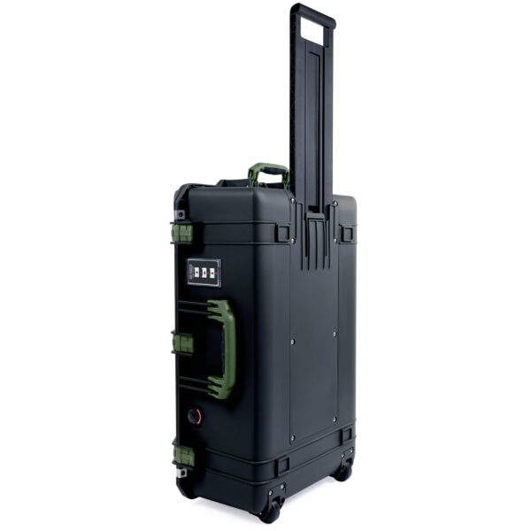 Pelican 1595 Case by ColorCase - Black - Large Sized Waterproof Case with Shadow Tool Foam Kit - OD Green Handles & Latches - Image 3