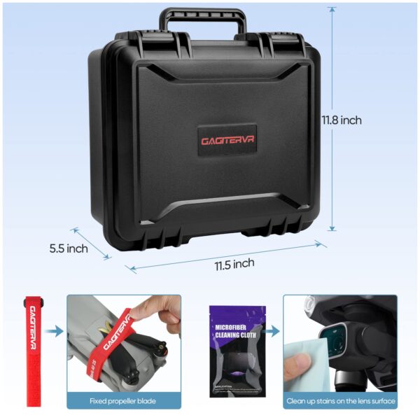 GAGITERVR Hard Carrying Case for DJI Air 2S / Mavic Air 2 Drone and More Accessories, Waterproof and Anti-drop All-round Protection(Not Include Drones and Accessories) - Image 5