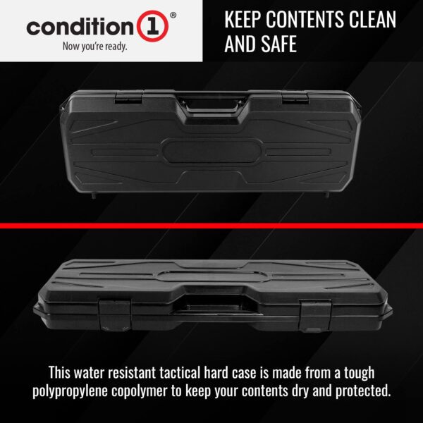 Condition 1 30” Case, Hard Lockable Storage Box, Water Resistant Plastic Travel Case Model 2041, Protective Luggage with Foam Insert, Rebel Economy, 30.63"x11.52"x3.56" - Image 2