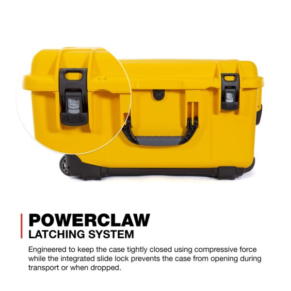Nanuk 938 Waterproof Hard Case with Lid Organizer and Padded Divider - Yellow - Image 6