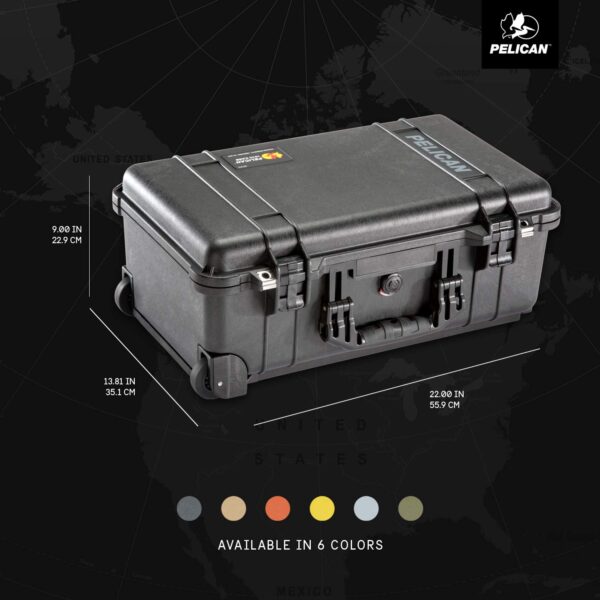 Pelican 1510 Case With Padded Dividers (Black) - Image 6