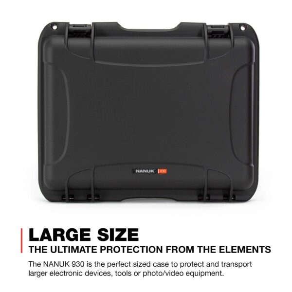 Nanuk 930 Waterproof Hard Case with Foam Insert for DJI Ronin RS 4/RS 4 Pro Combo, Black - Image 5