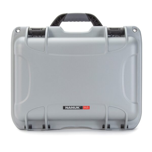 Nanuk 915 Waterproof Hard Case with Custom Insert for DJI Mini 3 or Mini 3 PRO, Fly More Package and RC-N1 or RC Remote - Silver - Image 8
