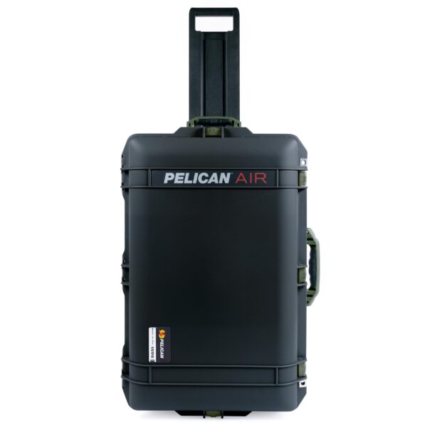 Pelican 1595 Case by ColorCase - Black - Large Sized Waterproof Case with Shadow Tool Foam Kit - OD Green Handles & Latches - Image 2