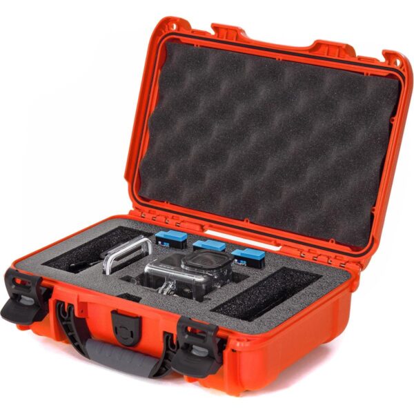 Nanuk 909 Waterproof Hard Case with Foam Insert for GoPro Hero 9 & 10 - Orange, 909-GOPH93 - Image 9
