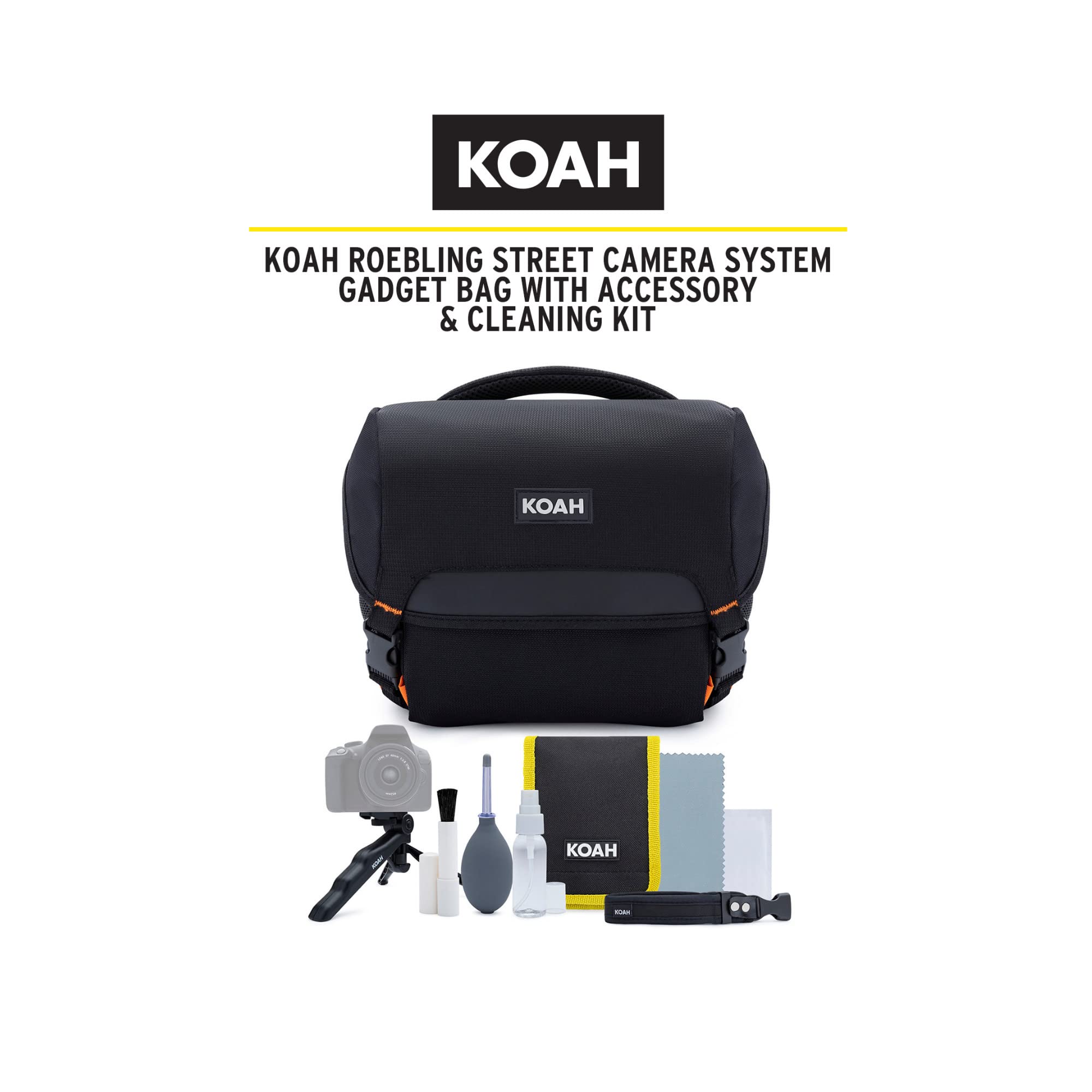 Koah Roebling Street Camera System Gadget Bag with Accessory & Cleaning Kit - Image 8