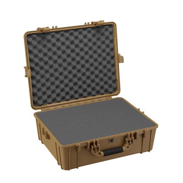 Condition 1 25" Large Waterproof Hard Case Model 839 with Foam, Portable Protective Storage Box for Travel, Hunting, Military, Tactical, Made in USA, 24.50"x 19.46"x8.41" Flat Dark Earth