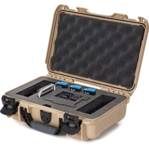 Nanuk 909 Waterproof Hard Case with Foam Insert for GoPro Hero 9 & 10 - Tan (909-GOPH90)