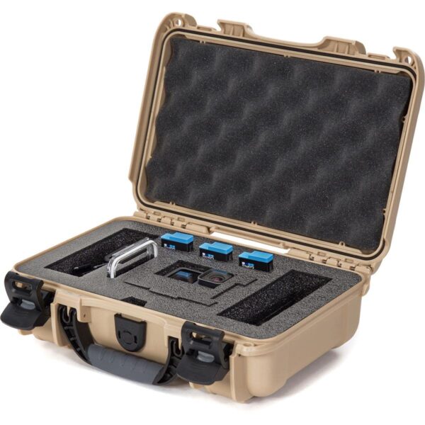 Nanuk 909 Waterproof Hard Case with Foam Insert for GoPro Hero 9 & 10 - Tan (909-GOPH90)
