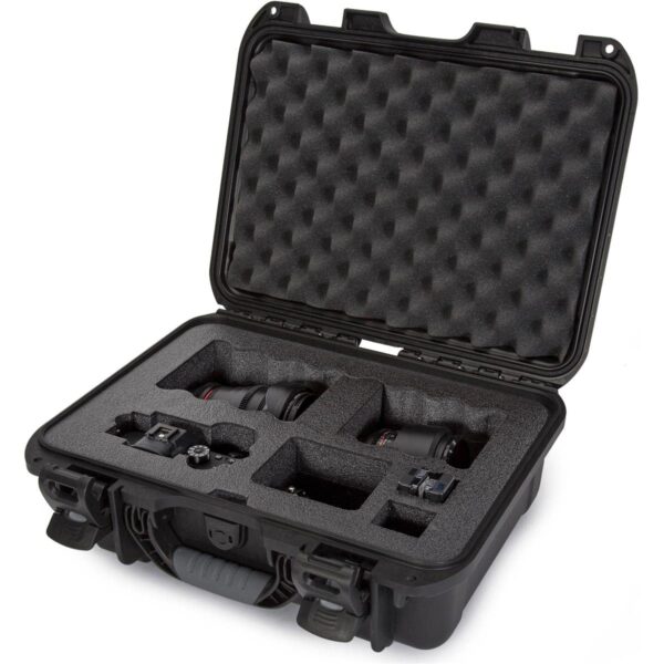 NANUK 920 Molded Interior Hard Case with Custom Foam Insert and Power Claw Triple Action Latches for Sony A7 Size Camera (Black) - Image 6