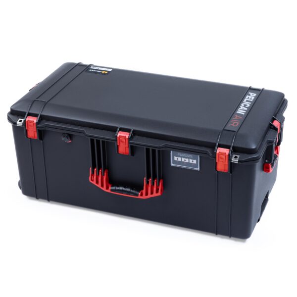 Pelican Air 1646 Case by ColorCase - Black - Large Size Waterproof Case with Pick & Pluck Foam & Convoluted Lid Foam - Red Handles & Latches - Image 4