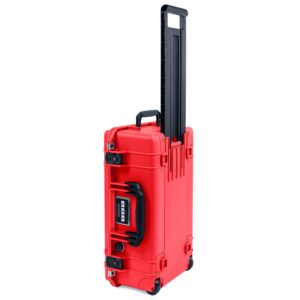 ColorCase Pelican Air 1535 Carry-on Case Red - Medium Size Waterproof Case (Case Only) - Black Handles TSA Locking Latches