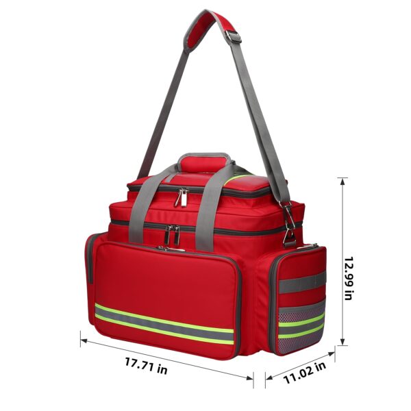 Be-Better Medical Bag First Aid Bag First Responder Bag for Trauma,Emergency Bag Medical Bag Organizer，Trauma Bag Medical Bag for Nurses,Home Health Care, EMT Bag (Bag Only) - Image 6